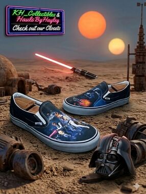 2014 Star Wars x Vans Classic Slip-On "A New Hope" Poster Art - Men’s 11 NWOT